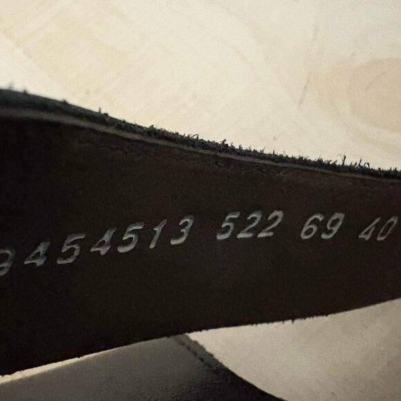 Mephisto Women's Slingback Crisscross Black Leather Sandals Women’s Sz 40 (US 9) - Picture 9 of 11